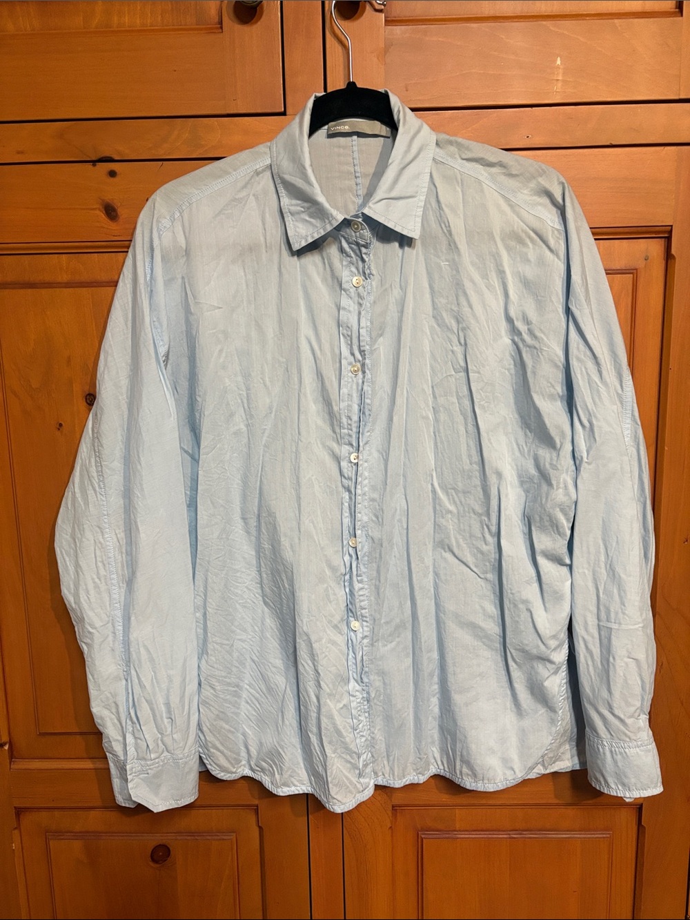 Vince Pale Blue Button-Down Shirt